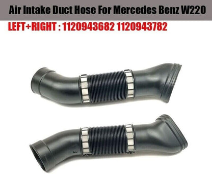 ya 10 9.16 baidi For for benz W220 E320 S280 S320 99-05 Front Left & Right Air Inlet Intake Duct Hose