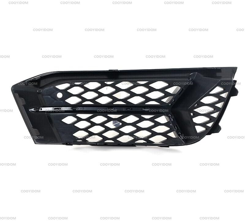 ya 2 8.15 A pair of fog light f for Ram es with honeycomb fog light f for Ram es, black on, suitable for Audi A3 2017-2020