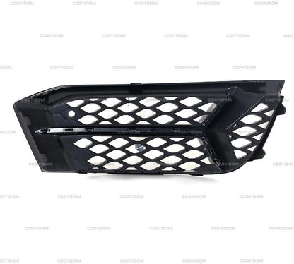 ya 2 8.15 A pair of fog light f for Ram es with honeycomb fog light f for Ram es, black on, suitable for Audi A3 2017-2020