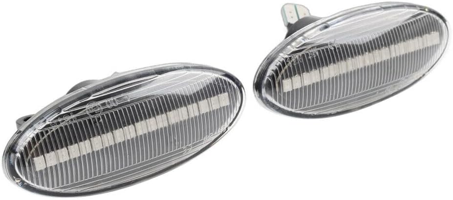 ya 4 8.8 Dynamic Clear LED Side Marker Turn Signal Light for Nissan Qashqai Juke X-trail