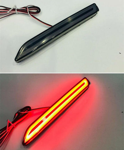 ya 13 9.15 baidi for Toyota RAV4 2019-2024 LED Rear Fog Bumper Brake Light Tail Light Drivin