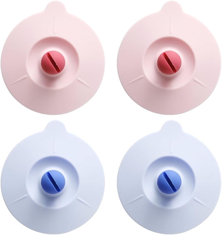 ya 14 9.20 baidi 4pcs Silicone Cup Lids Leakproof Cup Cover Practical Sealed Mug Cover for Home-1
