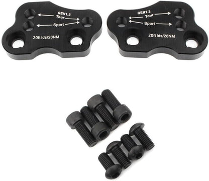 ya 13 9.15 baidi Motorcycle Adjustable Handlebar Risers Adapter BLK for Honda Goldwing GL1800 2018-20