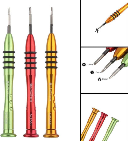 ya 26 10.21 baidi Professio l Screwdriver Set 3PCS Y Tip Triwing For Device Repair