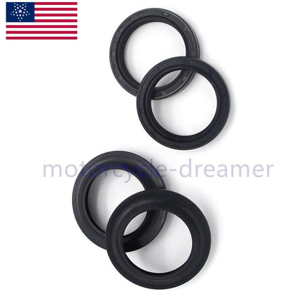 ya 13 9.15 baidi Fork Dust Wiper Oil Seal Kit for Suzuki LS650 Savage 86-2004/LS650 Boulevard S40
