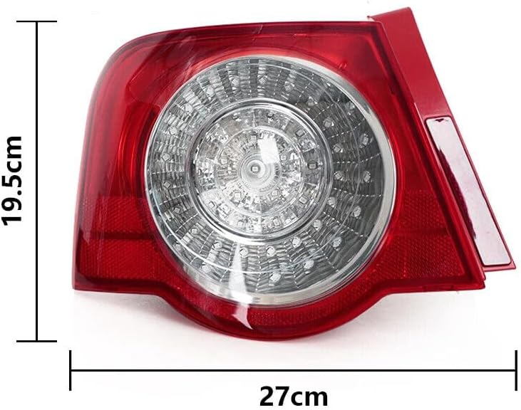 ya 2 8.15 Right car LED rear taillight DRL exterior light suitable for VW Passat B6 Sedan 2006-2011