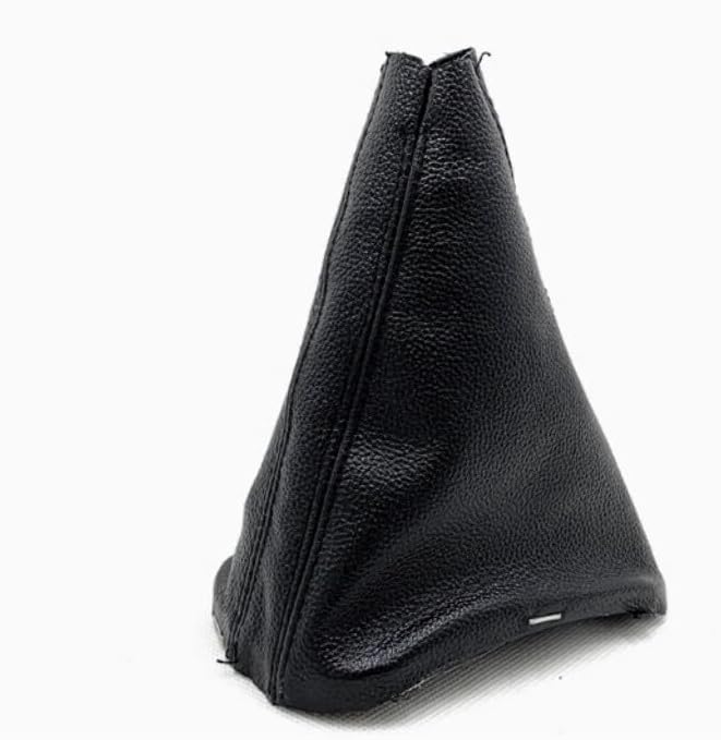 ya 4 8.14 Black Leather Shift Base for Rame for VW Rabbit for Golf 6 for Jetta MK5 2006-11