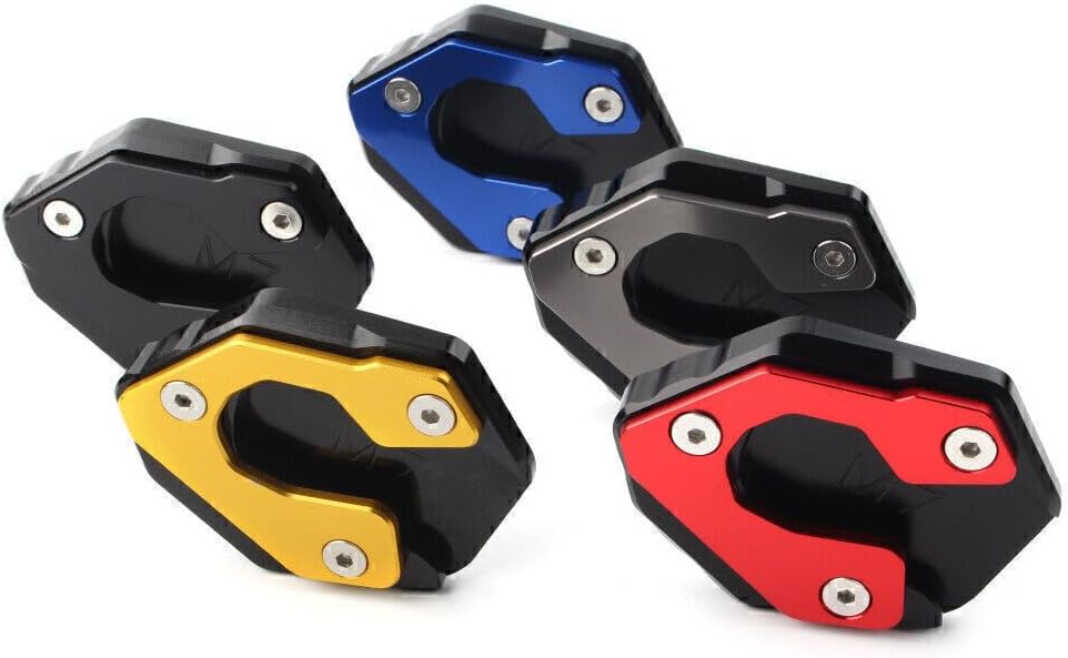 ya 5 8.24 baidi for Yamaha MT-07 FZ-07 Motorcycke Kickstand Side Stand Extension Plate Pad