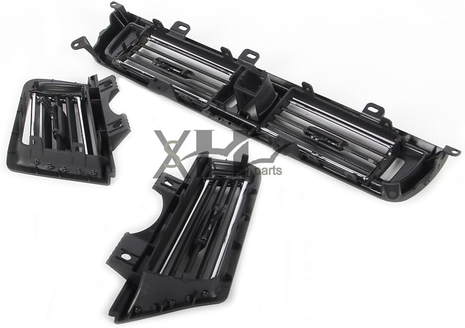 ya 10 9.16 baidi 3pcs Front Console Grill Dash AC Air Outlet Vent Fit for BMW 5 Series