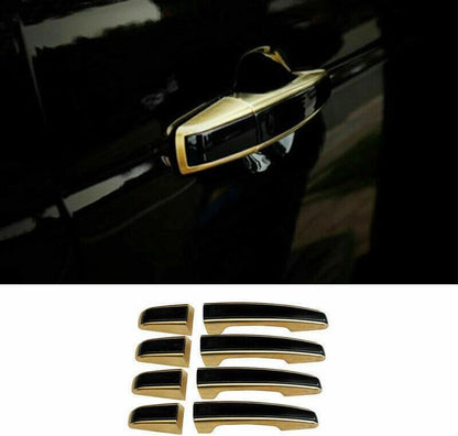ya 10 9.16 baidi Black Golden External Door Handle Cover Trim 8Pcs for Range Rover L405 2013-2022