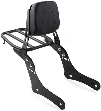 ya 6 8.14 Sissy Bar Luggage Rack Backrest Pad for Kawasaki Vulcan S 650 VN650 2015-2023