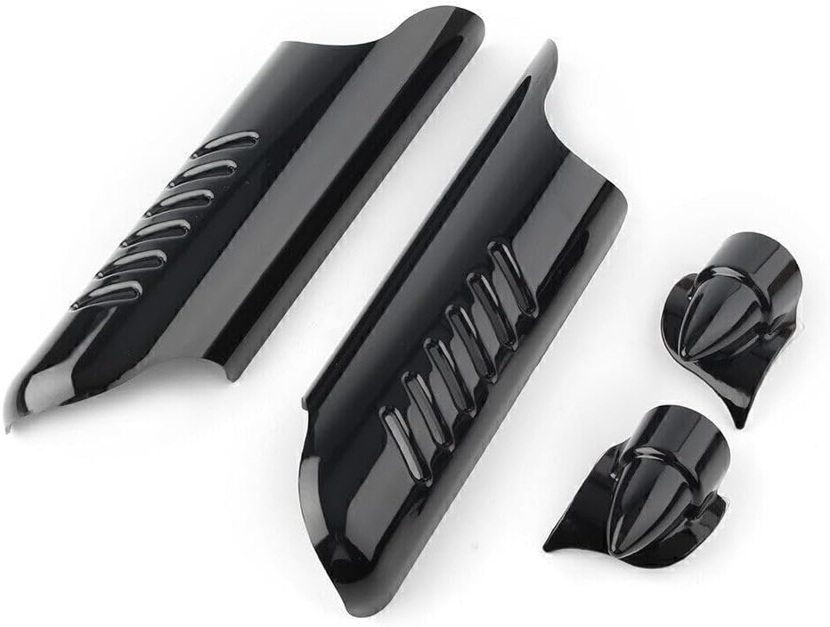 ya 4 8.14 Fork Lower Leg Side Deflectors Shield Cover for Harley Touring Road King 00-13