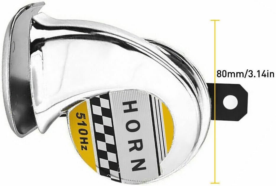 ya 9 10.24 Motorcycle Snail Air Loud Horn 130DB for Motorcycle Car Boat SUV RV 12V