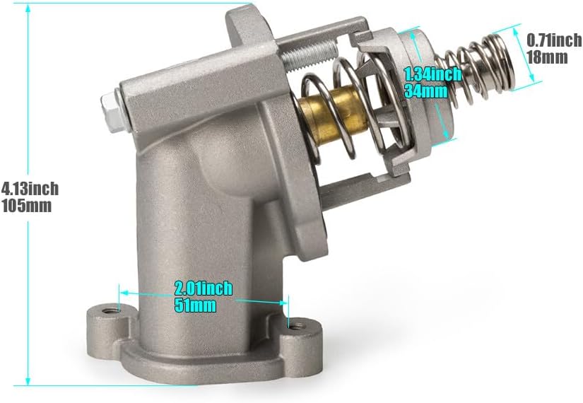 ya 2 8.15 1 Piece Engine Coolant Thermostat Housing Assembly for 16-20 CT6 20-22 for Cadillac CT5