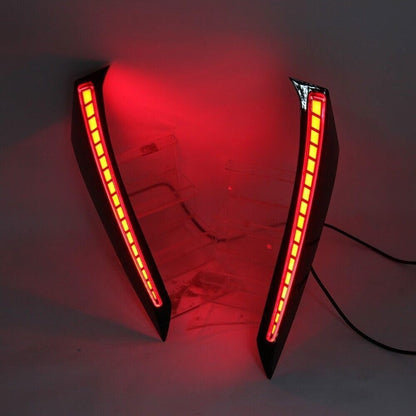 ya 10 9.16 zhengce 2Pcs LED Rear Bumper Light Brake Signal Lamp Repair for Toyota for SIENNA 2