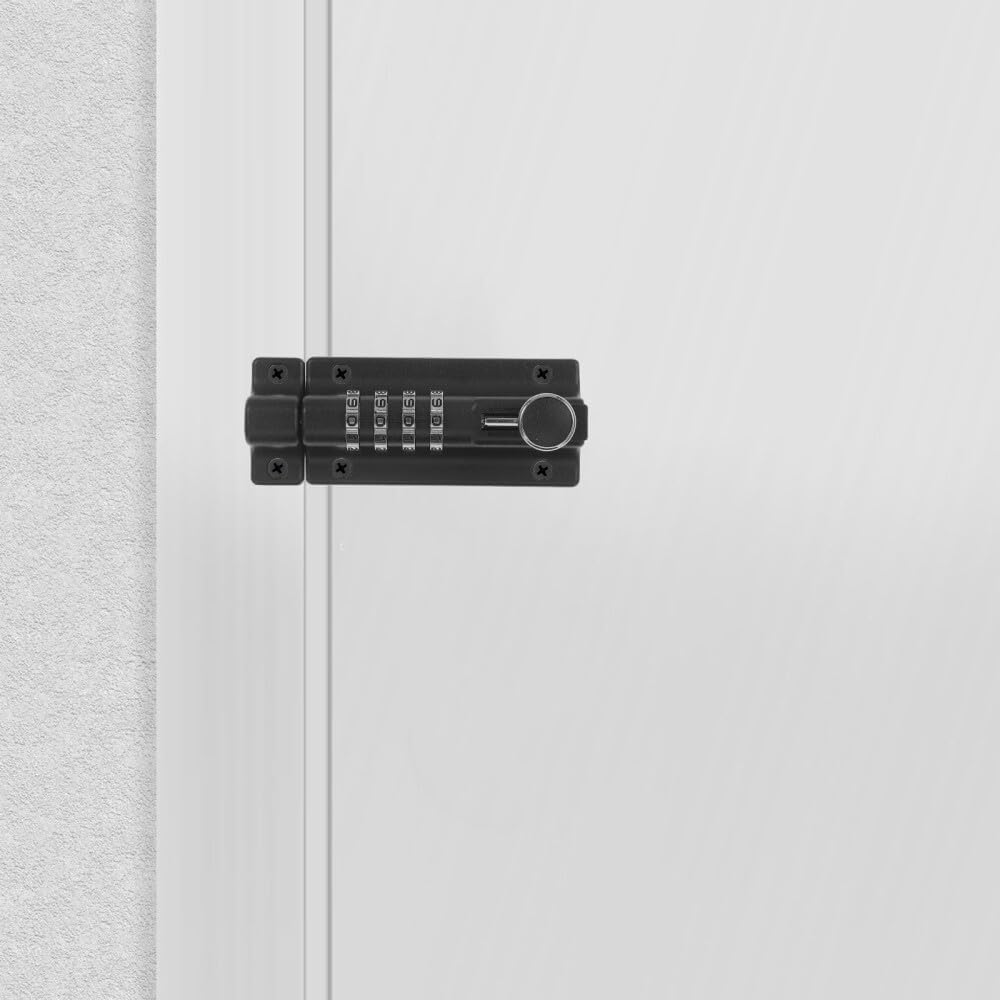 ya 26 10.21 baidi Gate Locks for Outdoor Fence Key Code Bedroom Sliding Metal Password Random