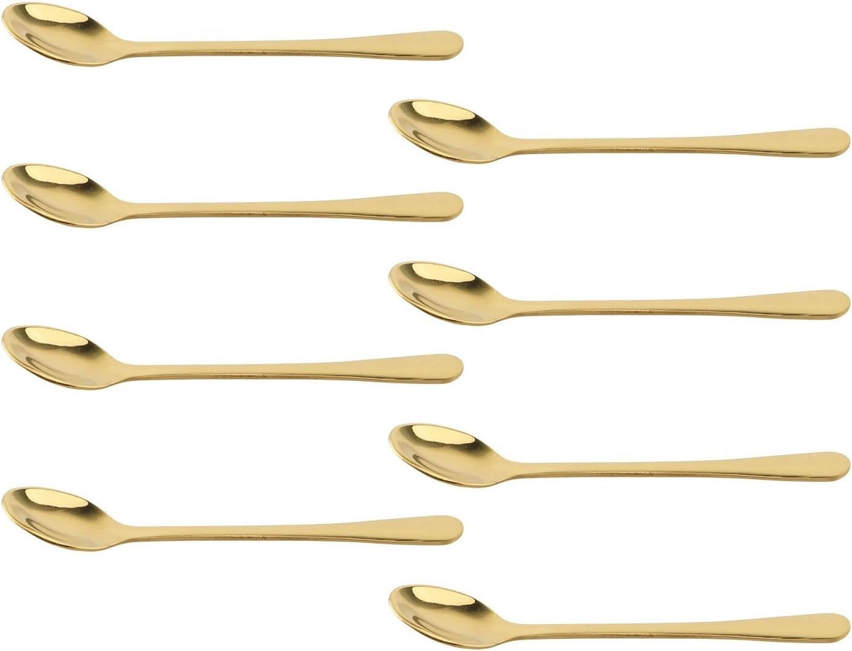 ya 14 9.20 baidi Tiny Kitchen Tools for Mini Stainless Steel Spoon Set with Eight Pieces Inside-1
