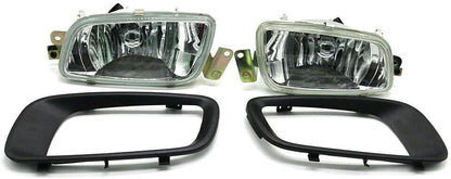 ya 10 9.16 zhengce for Mitsubishi for Pajero Montero V73 V75 V77 MR388019/20 Fog Light Lamp+Co