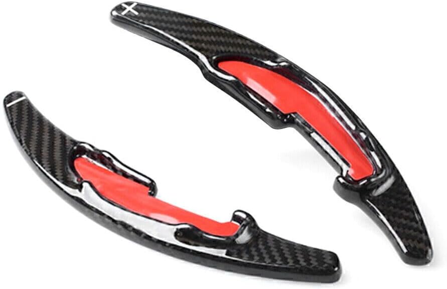 ya 4 8.8.2 Carbon Fiber Paddle Steering Wheel Shifter Extensions Fit for BMW M2 M3 M4 M5 M6 X5M