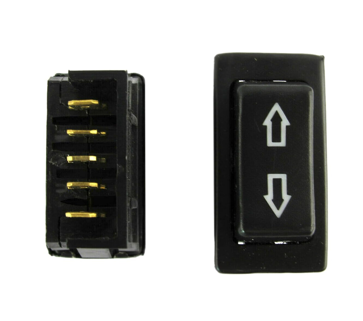 ya 5 8.10 3 Pcs Universal 5-pin On/Off Momentary Power Window Rocker Switch Controller