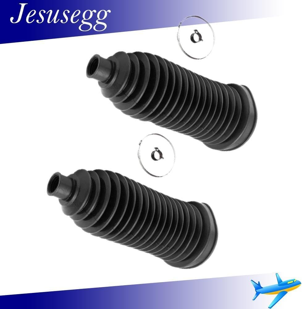 ya 4 8.10 Front Steering Rack Pinion Boot Bellow Left & Right for 2014-2018 Cherokee Black