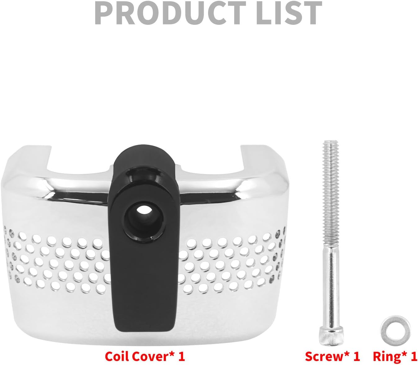 ya 5 8.24 baidi Chrome ABS Ignition Coil Cover for Harley Softail Breakout Street Fat Bob 18-24
