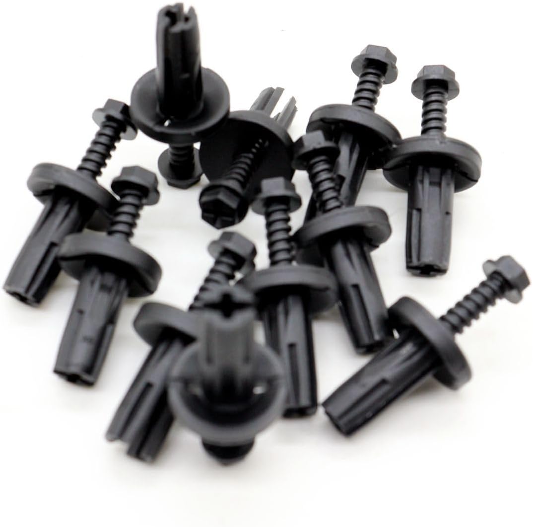 ya 9 10.24 New Black 10 Piece Front Compartment Spare Tire Clamp for GM 20451119-
