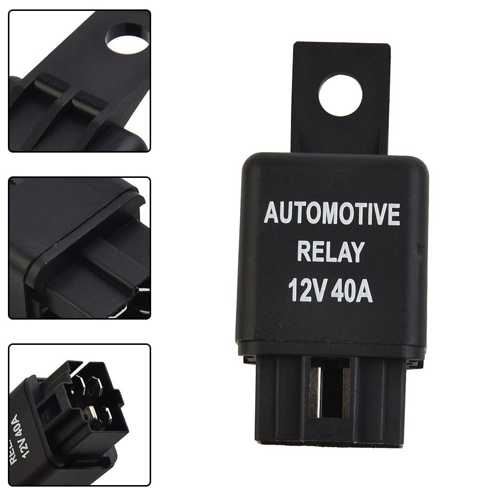 ya 23 10.7 baidi Part Car Relay Replacement 1pcs Automotive 4-Pin SPST Alarm Accessory Tool