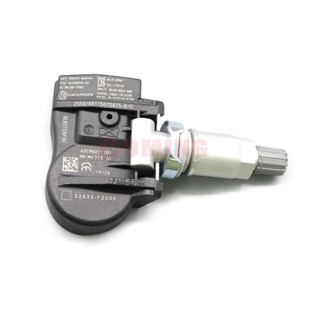ya 4 8.8 4 Pack TPMS Sensor Tire Pressure Sensor for Hyundai for Elantra Kona 52933-F2000