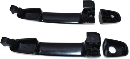 ya 2 8.15 2-Pack Black Exterior Door Handle Smooth Suitable for Toyota Yaris for Camry RAV4 for Corolla 