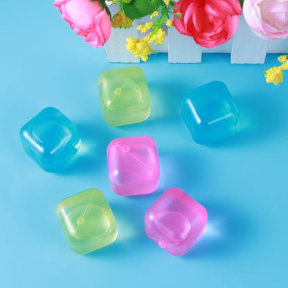 ya 14 9.20 baidi 6pcs Random Color Re ble 3D Ice Cubes Multicolor Cooling Tool for Party-1