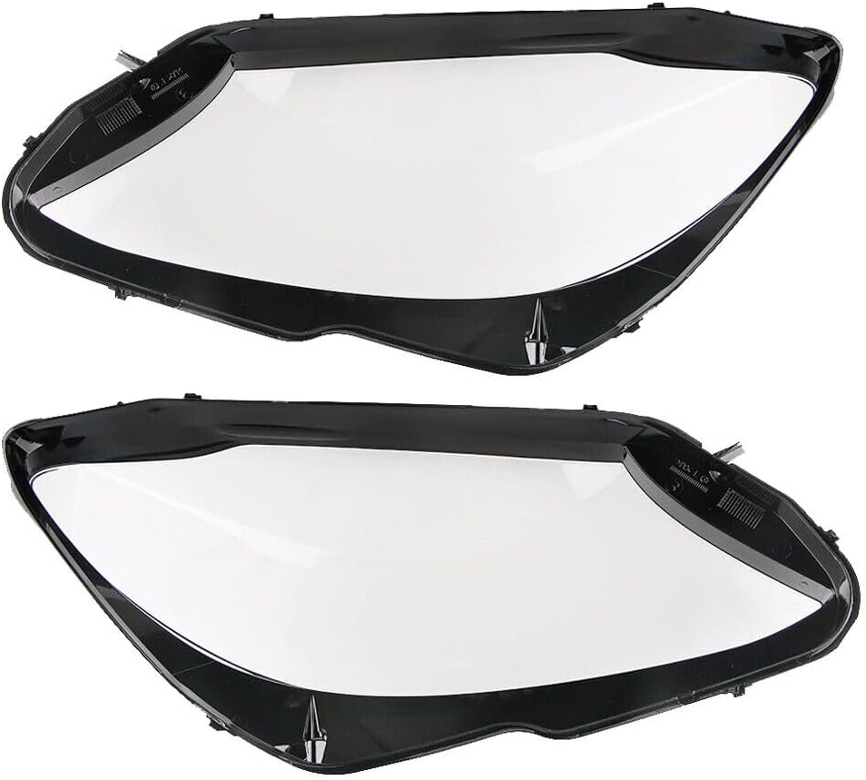 ya 4 8.10 Pair Headlight Lens Covers Clear Front for Mercedes-Benz C-Class W205 C200 14-17