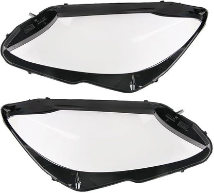 ya 4 8.10 Pair Headlight Lens Covers Clear Front for Mercedes-Benz C-Class W205 C200 14-17