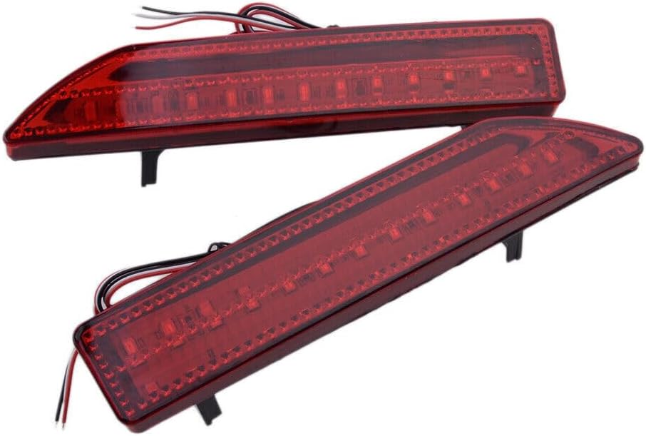 ya 14 9.20 zhengce 2 Pack LED Rear Bumper Reflector Brake Light DRL Light Fits for Honda CRV 2-1