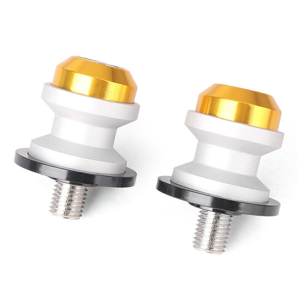 ya 6 8.24 baidi Gold 10mm CNC Motorcycle Swingarm Sliders Spools for Kawasaki Z750 Z750 Z1000ly
