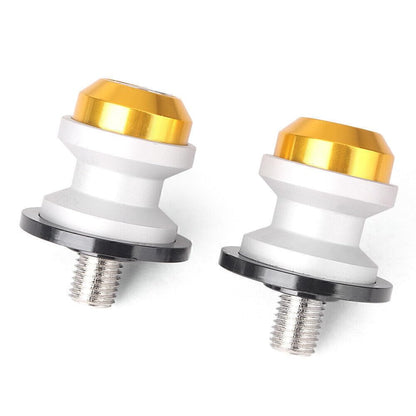 ya 6 8.24 baidi Gold 10mm CNC Motorcycle Swingarm Sliders Spools for Kawasaki Z750 Z750 Z1000ly
