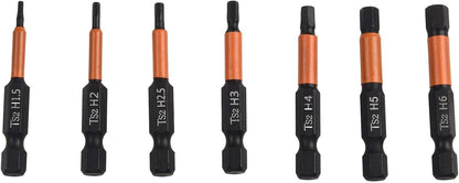 ya 26 10.21 baidi Advanced 7PC Magnetic Hex Head Wrench Drill Bit Set for Advanced Users