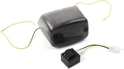 ya 4 8.8.2 Smoke LED Tail light Brake Turn Signals Fit for Yamaha VMAX 1985-2007 Motorcycle
