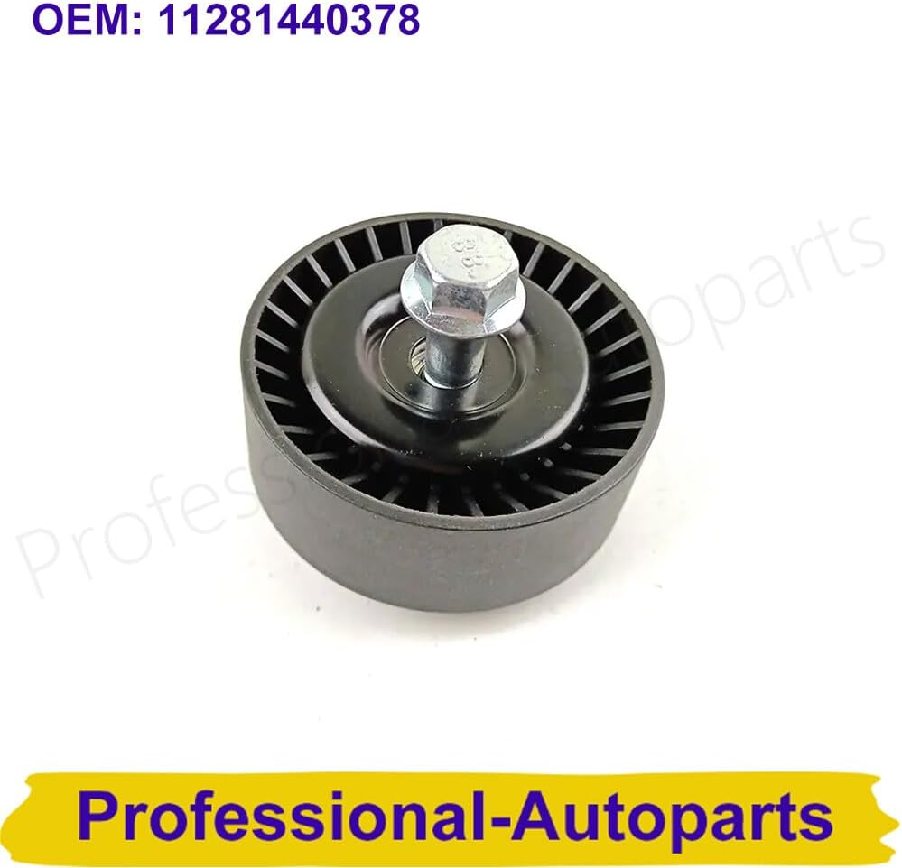 ya 6 8.14 11281440378 Belt Deflection Guide Pulley for BMW E46 E81 E82 E87 E90 E91 E92 E93