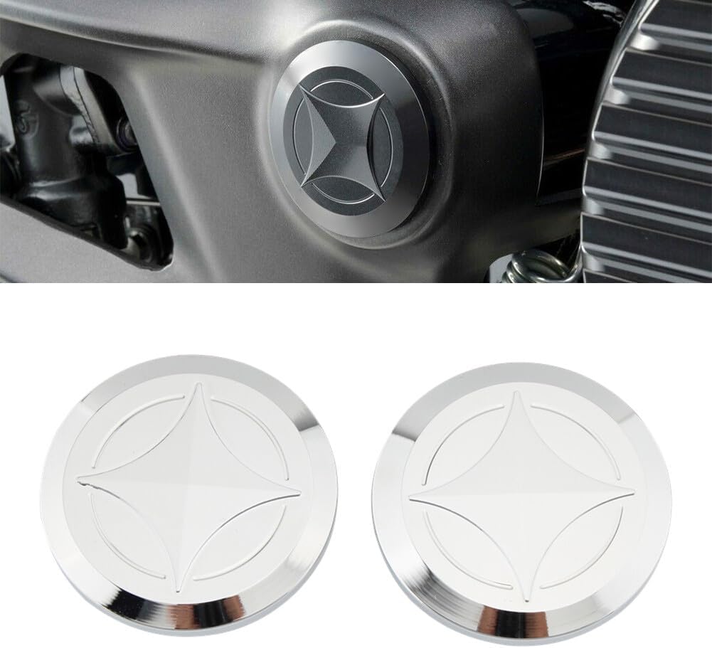 ya 9 10.24 F for Ram e Hole Plug Cap Cover Chrome for Honda GB350 NC59 CB350 2021-2022