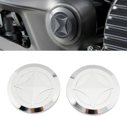 ya 9 10.24 F for Ram e Hole Plug Cap Cover Chrome for Honda GB350 NC59 CB350 2021-2022