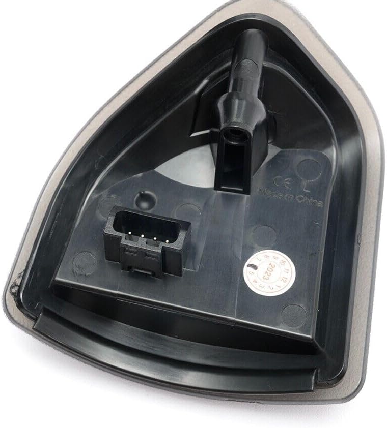 ya 12 10.31 for Dodge for Ram 1500 2500 3500 Smoked LED Side Mirror DRL Turn Signal Parking Light -