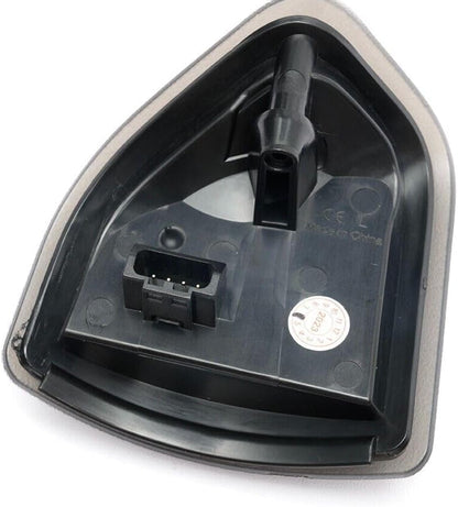 ya 12 10.31 for Dodge for Ram 1500 2500 3500 Smoked LED Side Mirror DRL Turn Signal Parking Light -
