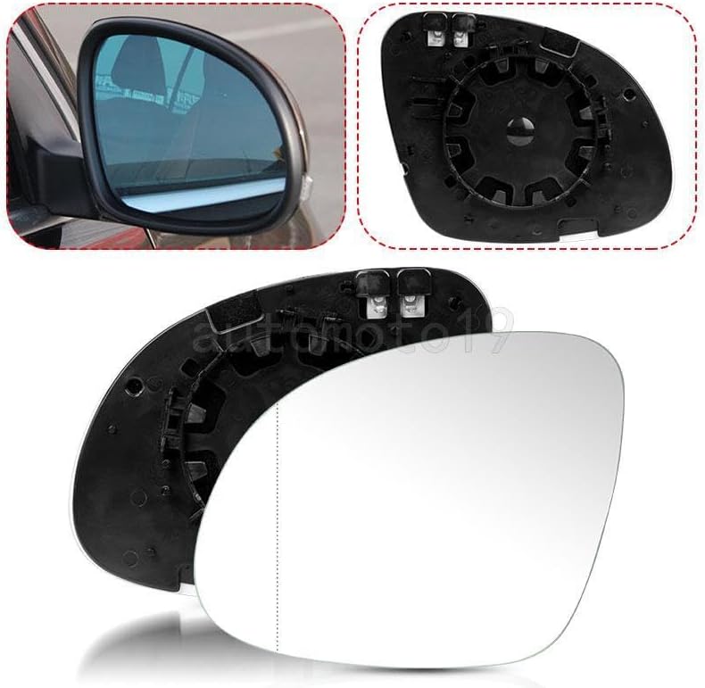 ya 11 9.14 baidiDriver Left Side Heated Mirror Glass for VW for Tiguan 2009 2008 2009 2010 2011-2017