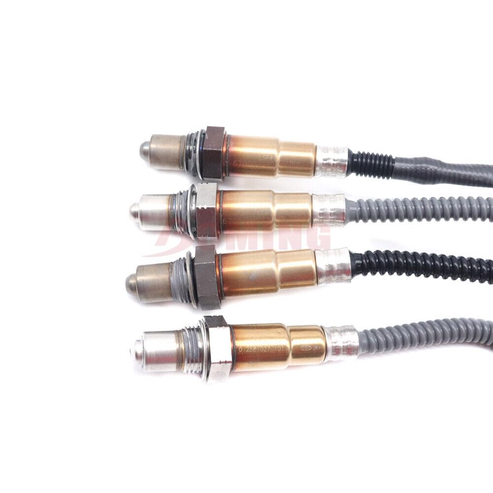 ya 4 8.14 Oxygen O2 Sensor 4pcs for 2014-2020 for Maserati Quattroporte Ghibli 3.0L 3.8L Liter 
