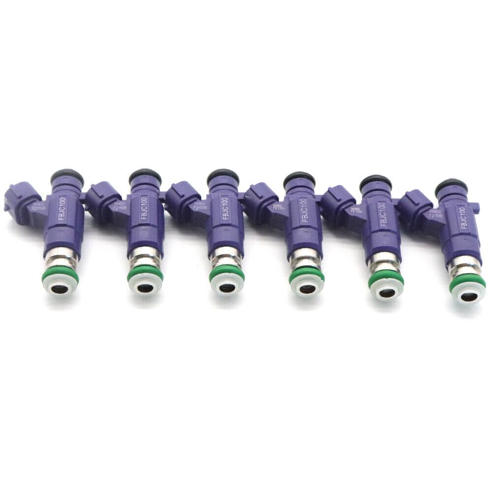 ya 2 8.15 FBJC100 6 Pieces Suitable for Automotive Fuel Injector nozzles for Nissan 350Z Maxima Pathfinder 3.5L 3.0