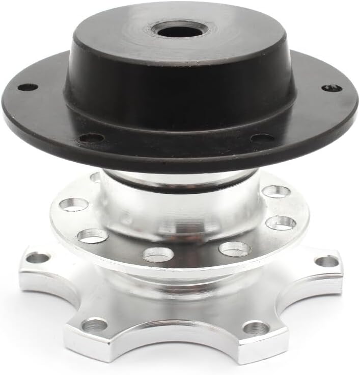 ya 10 9.16 zhengce Sports Steering Wheel Quick Release Snap Off Boss Hub Adapter Silver Univer