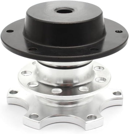 ya 10 9.16 zhengce Sports Steering Wheel Quick Release Snap Off Boss Hub Adapter Silver Univer