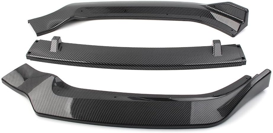 ya 2 8.15 Front Bumper Lips Spoiler Kit Carbon Fiber Fit for Audi A4 2017-2019 Car