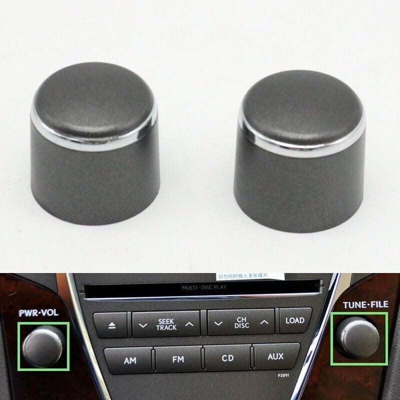 ya 8 8.24 baidi 2pcs Front Dashboard Control for Audi o Knob Switch Button for Lexus ES240 ES350 06-12
